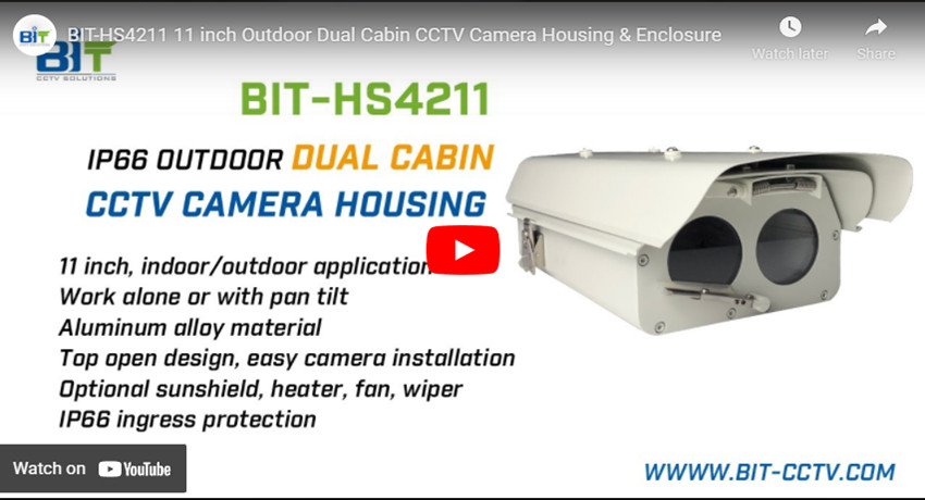 BIT - HS4211 11 дюйм наружный корпус и корпус двухотсековой телевизионной камеры
